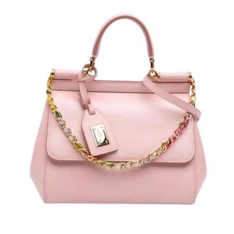 Dolce & Gabbana Pre-owned Miss Sicily Satchel - - Pre-owned - Donna - Rosa - ONE SIZE
