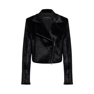 Dondup Biker Jacket - female - Dondup - Light Jackets - Black - S - Jackets