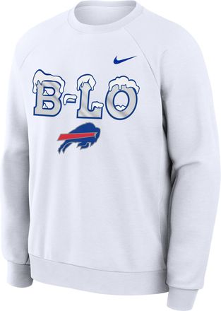 Nike Buffalo Bills Rivalries Collection Primary Nike Mens Dri-FIT NFL Pullover Crew in White | 03EK10A81-3EU