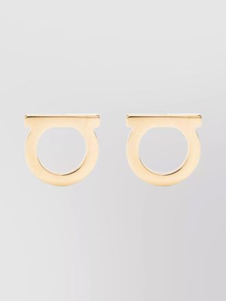 Ferragamo gancini stud earrings