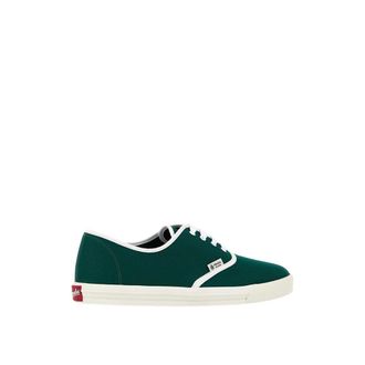 Prada Imprint - Heren - Schoenen - Groen - Maat: 43 EU Katoen