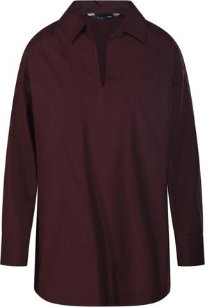 Max Mara Cristel Shirt - Dames - Blouses - Bruin - M - Overhemden