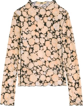 Charlotte Knowles Knwls Halcyon Printed Stretch-jersey top - Multicoloured - M (UK12 / M)