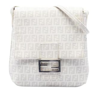 Fendi Pre-owned Vintage Crossbody Bag - Dames - Pre-owned - Wit - Maat: ONE Size