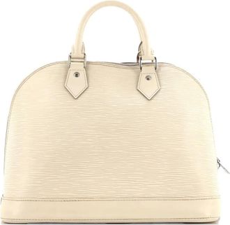 Louis Vuitton Alma Handbag Epi Leather PM satchel - Beige