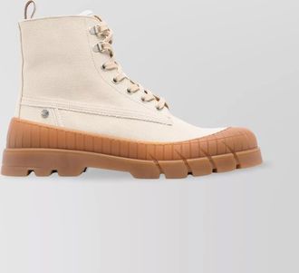 Kenzo high-top ankle boots pull-tab heel