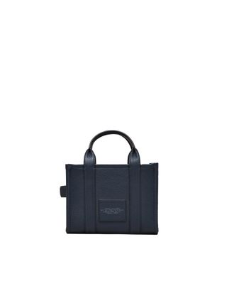 Marc Jacobs Womens Leather Small Tote Blue Sea Cow Handbags Hand Bags