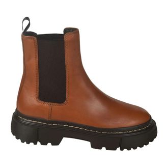 Hogan Chelsea Boots, female, Brown, Size: 9 US Chelsea Boots