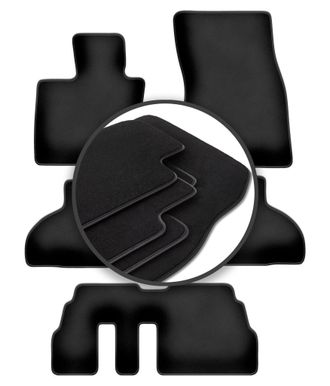 OEM Alfombrillas Premium Para Bmw X5 F15 7 Plazas (2013-)