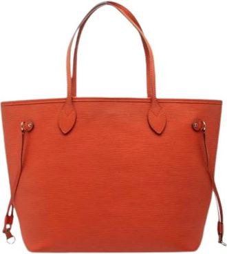 Louis Vuitton Pre-owned Tote Bags, female, Orange, Size: ONE SIZE Pre-owned Leather Tote Bag