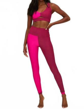 Beach Riot Genesis Leggings In Sweetheart Colorblock
