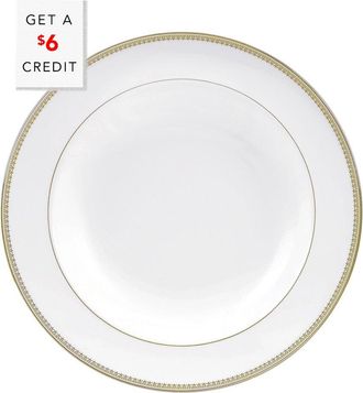 Wedgwood Vera Wang For Wedgwood 9In Lace Gold Soup Bowl With $6 Credit