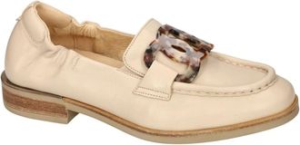 Softwaves Schoenen, Dames, Beige, 37 EU, Leer, Ginger Loafer