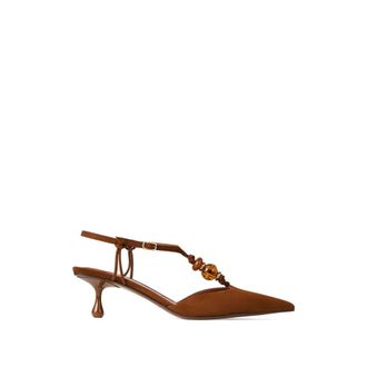 Jimmy Choo London Pumps, female, Brown, Size: 10 US Lauri 50 Slingback