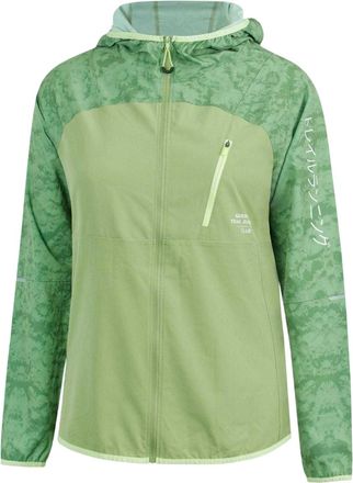 Karrimor Damesjas met capuchon, slank model en patroon (Eden Groen)