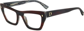 Dsquared2 Stijlvolle Bril in Blauw K4G - Dames - Brillen - Rood - 52 MM - Accessoires