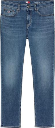 Tommy Jeans Stretch Jeans met Rits- en Knoopsluiting - Heren - Slim Fit Jeans - Blauw - W33 - Katoen - Jeans
