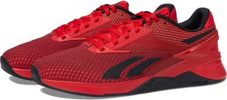 Reebok Unisexs Nano X3 Training Shoes, Vector Red/Black, 12 Women/10.5 Men