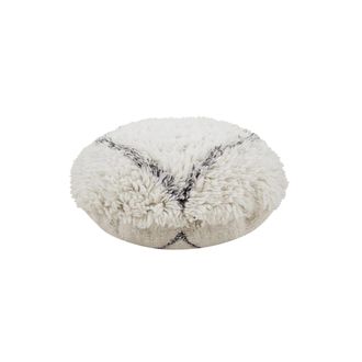 Lorena Canals Alfombra lavable de lana gris &oslash;70