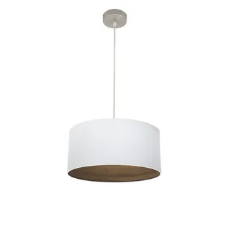 Fabrilamp Tatiana Pendant 1xe27 Nickel/bianco-mad.dark Regx40x40 Cm - Fabrilamp