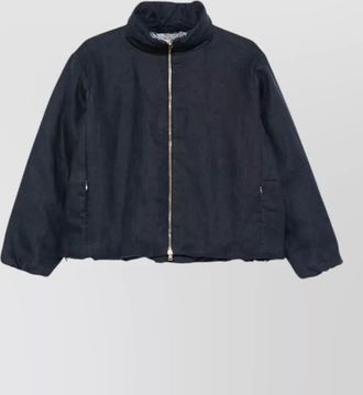 Herno womens down coat high collar cuffs pockets