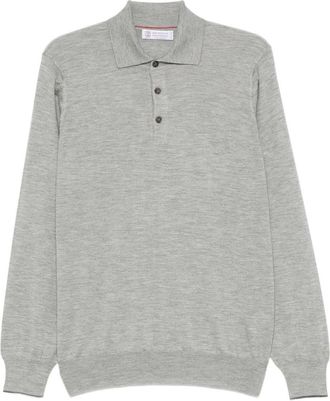Brunello Cucinelli Cashmere Polo Sweater