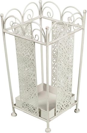 Ambiente Haus Schirmständer »Schirmständer - eckig - in Antikweiss«