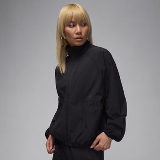 Nike Jordan Womens Jordan Sport Dri-FIT Tunnel Jacket in Black | HQ8895-010