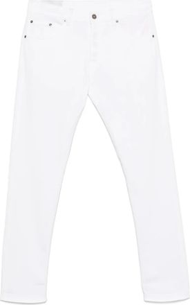 Dondup Pantaloni Icon con cintura - Bianco