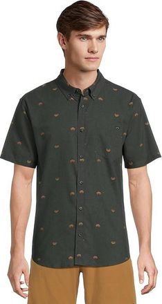 Billabong All Day Jacquard Short Sleeve Mens T Shirt Stealth : 2XL, Cotton/Polyester