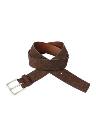 HUGO BOSS Lederg&uuml;rtel HUGO Gionio-sd_Sz40, Herren, Gr. 11,5, braun (schwarz braun 202), Leder, unifarben, G&uuml;rtel Lederg&uuml;rtel, HUGO Markenlogo