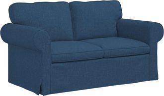 vidaXL Sof&aacute; Azul 155 X 82 X 80 Cm Tela Vidaxl