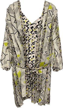Diane Von F&uuml;rstenberg Diane Von Furstenberg MarMara Dress in Multicolor Silk