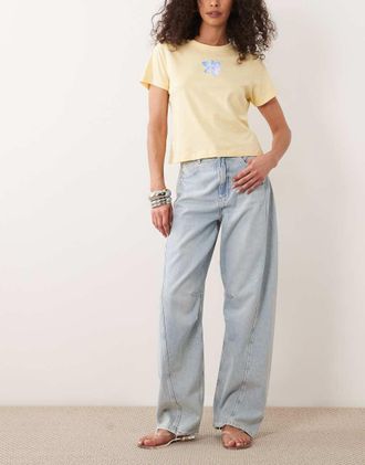 Boss Orange by Hugo Boss Jeans cargo a palloncino comodi azzurri-Blu