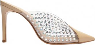 Schutz Womens Greece With Embellishment Pump Heels In Nude