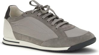Brunello Cucinelli Mens Deer And Suede Sneakers Smog+nebbia+bianco+lavagna