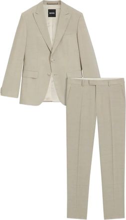 BOSS checked suit - Neutrals