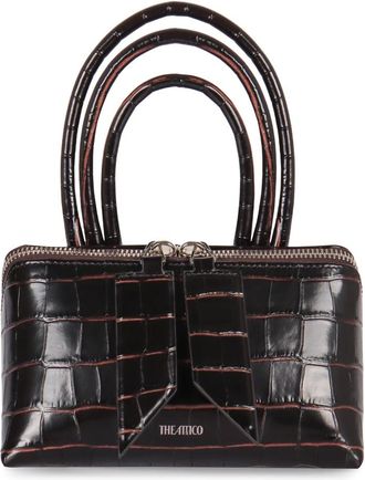 The Attico Dames, Tassen, Bruin, Maat: ONE Size Leer