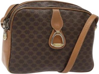Celine Pre-owned Cross Body Bags, female, Brown, Size: ONE SIZE Pre-owned Vintage Shoulder Bag