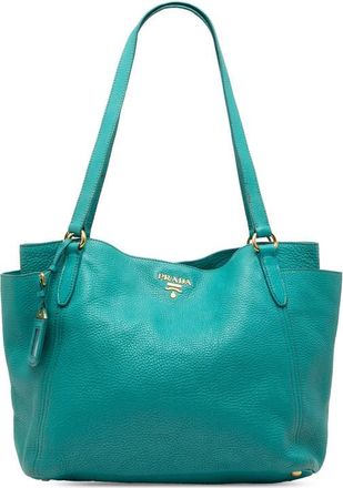 Prada Pre-owned Prada Vitello Daino Side Pocket Tote Ladies 67GTN97EW30KZ0KL