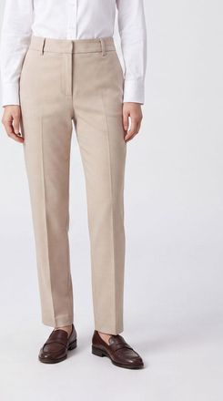 Max Mara S Max Mara Pantaloni skinny in misto lana a vita media con vestibilit&agrave; slim