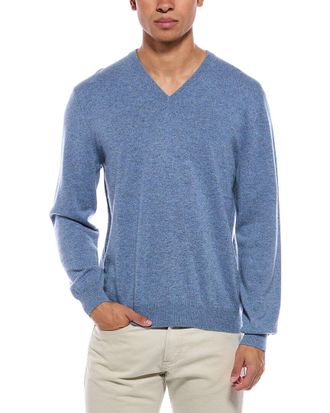N.Peal N.Peal Burlington Cashmere V-Neck Sweater