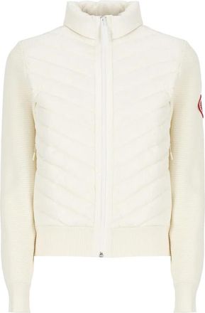 Canada Goose Ivoor donsjack met gebreide details - Dames - Gewatteerde jassen - Beige - XS - Jassen