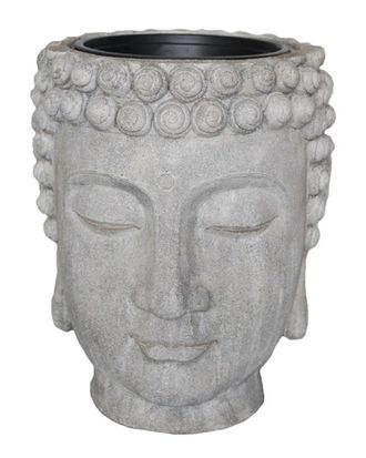 Sagebrook Home Gray Buddha Head Planter