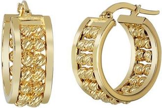 Bony Levy 14K Gold Sphere Hoop Earrings in 14K Yellow Gold at Nordstrom