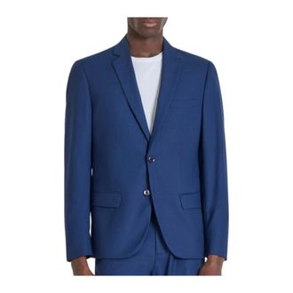 Antony Morato Jassen, Heren, Blauw, L, Stijlvolle Americana-jas in kobaltblauw