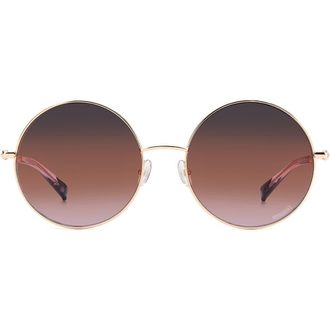 Missoni 58mm Round Sunglasses in Gold Copper at Nordstrom Rack