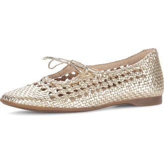 Gabor Woven Ballet Flat in Perla at Nordstrom, Size 6.5Us