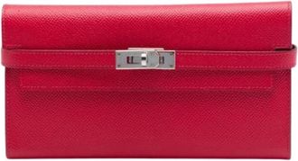 Herm&egrave;s Pre-owned Kelly Long Wallet - - Pre-owned - Donna - Rosso - ONE SIZE