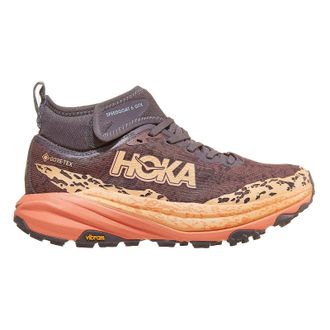 Hoka One One Hoka Speedgoat 6 Mid GTX Textile Womens Outdoor Trainers - Galaxy Guava - Size:UK 7.5